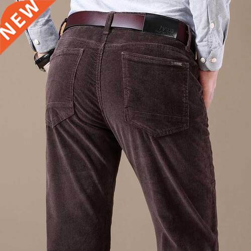 Autumn and Winter Men	s Corduroy Casual Pants Busines