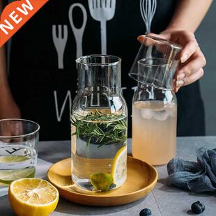 YOMDID Glass Cup Cold Drink Cup Set Water Cup Water Carafe w