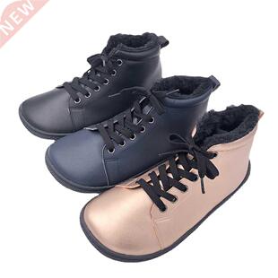 Tipsietoes arefoot Leather oots with fur inside for Women