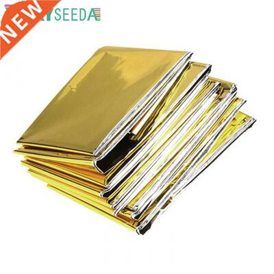 Rayseeda Folding Emergency Blanket 210cm*130cm Silver/Gold