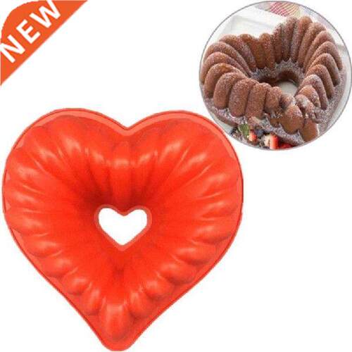 justdolife 3D Love Heart Shape Mold Silicone Chocolate