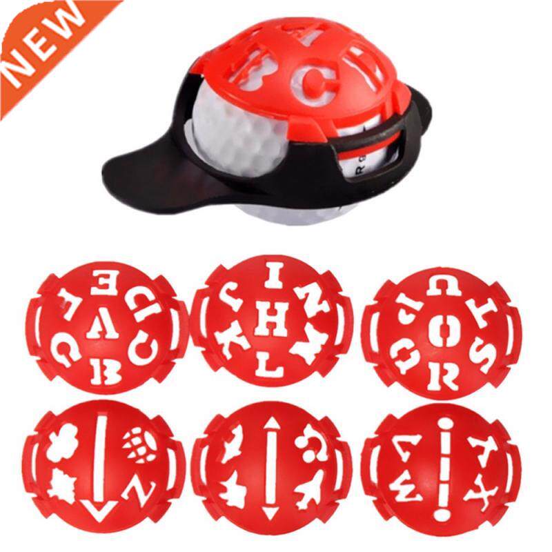 6pcs/set Golf Ball Liner Marker Multi-Template Drawing Align图片