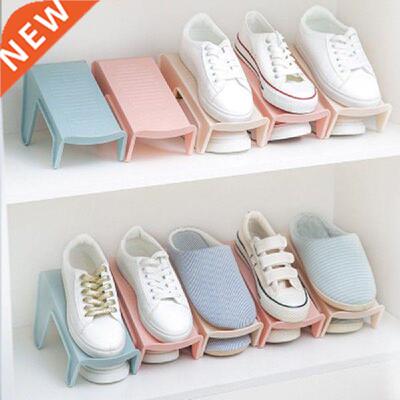 New Household Storage Shoe Rack Double Shoe Support Plastic
