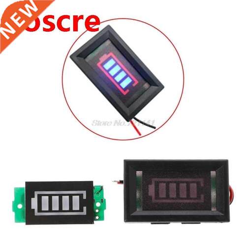 3S 3 Series 12.6V Power Level Lithium Battery Capacity Blue/