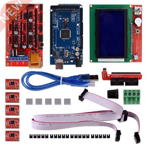 1set Color Random 3D Printer Kit RAMPS 12864 LCD Controller