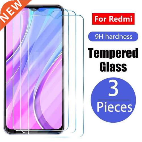 3PCS Tempered Glass for Xaom Redm Note 10 9 8 7 Pro 9S 8T