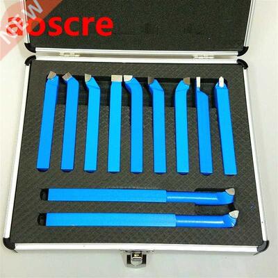11PCS 10mm Shank Welding Turning Tool Holder Metal Caride C