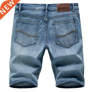 Men Shorts Summer Classic Thin Blue New Black Denim 2022