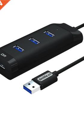 4 Port Micro USB Hub 2.0 USB Splitter CHB006 High Speed 480M