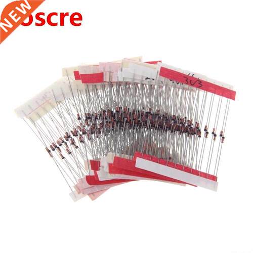 270 Pcs 2.4V-33V 27 Values 1/2W 0.5W Zener Diode Assorted Ki