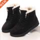 Warm Snow Faux Women Ankle Winter Suede Boots