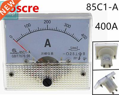 1PCS 85C1-A 400A DC Analog Meter Panel AMP Current Ammeters