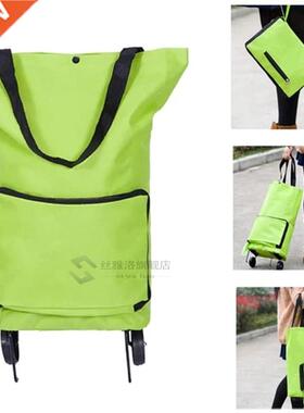 Folding Home Trolley Shopping Bag Wheels Reusable Portable E