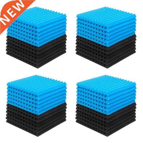 50 Pcs Acoustic Panel Soundproof Studio Foam for Wall Sound-