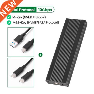 M.2 to USB .1 SSD Case Dual Protocol M.2 NVME PCIe NGFF SAT