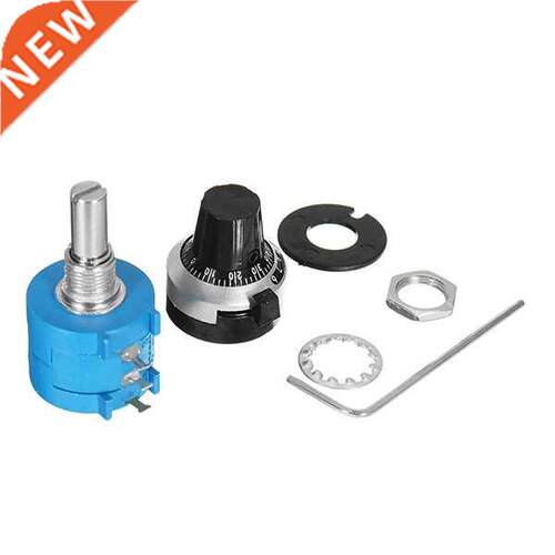 2W 10K Ohm Multi Turn Wirewound Potentiometer With 10 Turns
