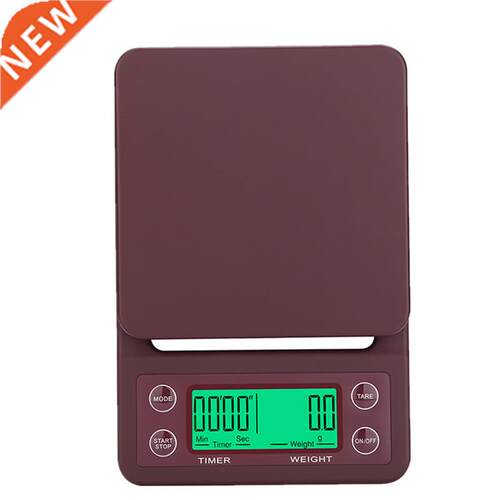 Drip Coffee Scale With Timer Electronic Scale LCD Kitchen Sc