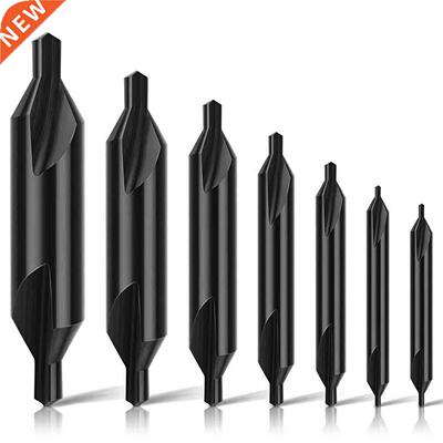 6Pcs Center Drill Bits HSS Combined Center Drills 60 Degree