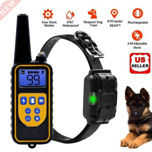 Dog Training Collar - Rechargeable Dog Shock Collar with