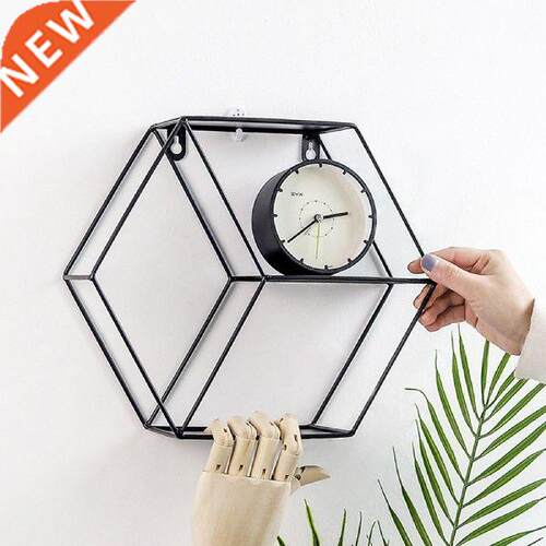 Creative Hexagonal Wall Rack Three-tier Structure Geometric
