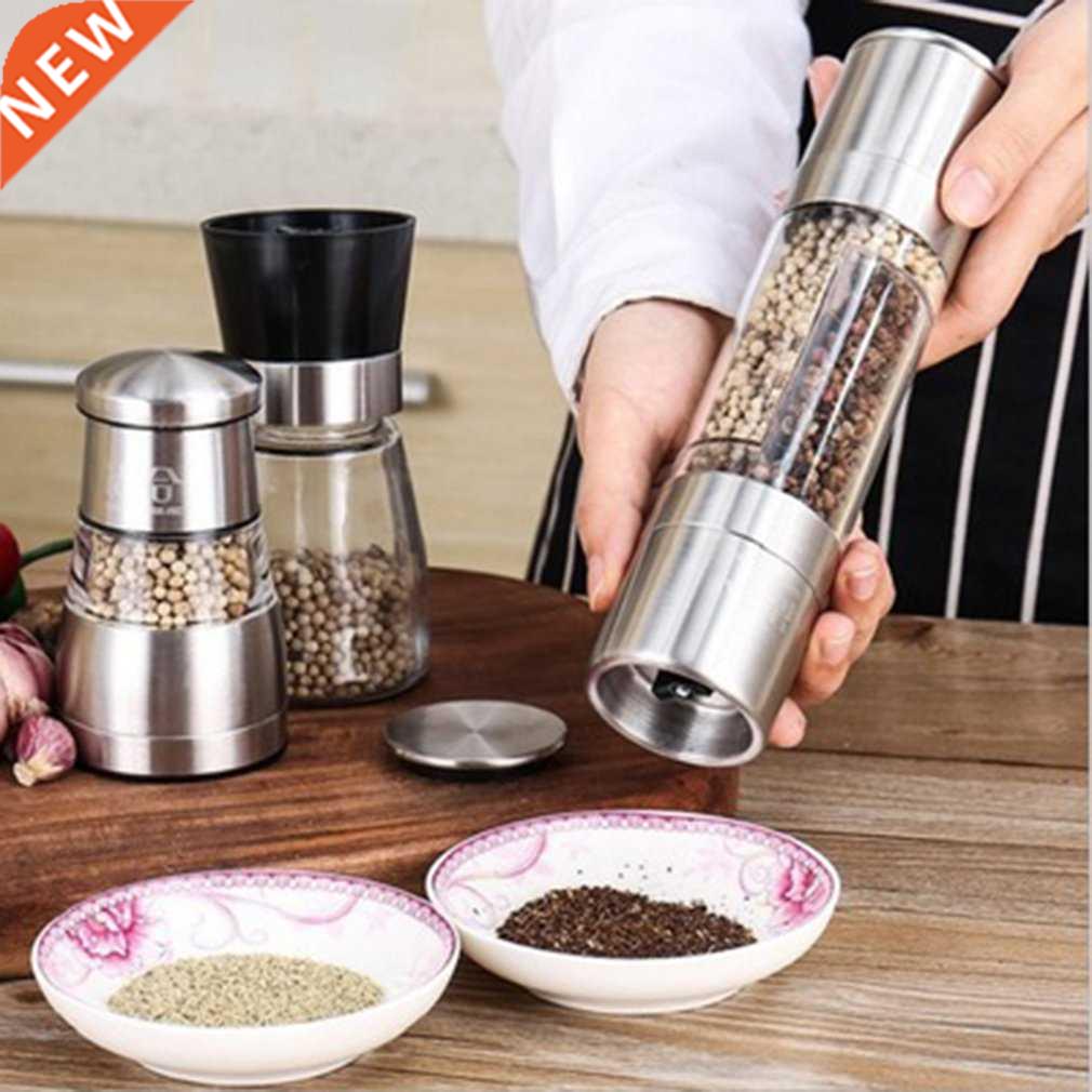 HOT 2 In 1 Dual Chambers Stainless Steel Salt and Pepper