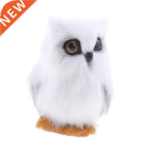 Lovely Simulated White Owl Animal Decor Prop Gift