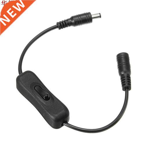 5.5x2.1mm DC Connector Power Plug With Switch Extension Conn