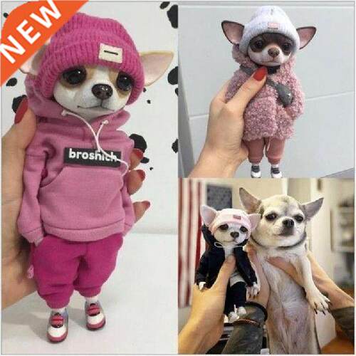 Animal Mogwai Handmade Dolls Simulation Standing Dog Doll