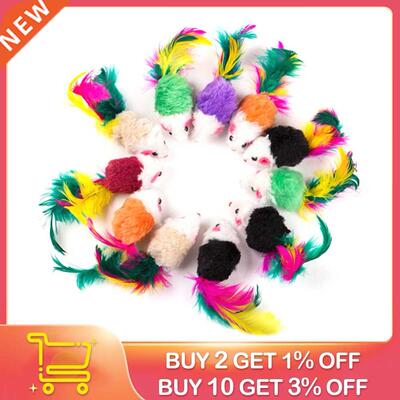 10pcs Pet Cat Toys False Mouse Mini Funny Playing Toys for C