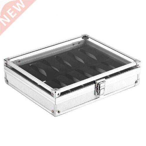 1pcs12 Grid Leather Watches Display Show Storage Box Case