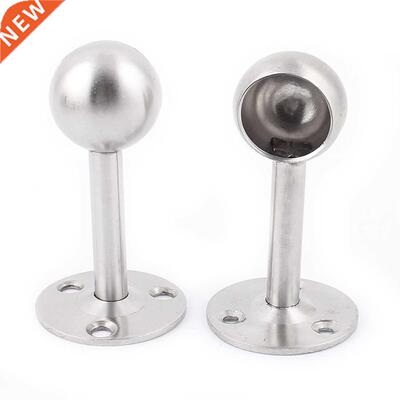 25mm Dia Wardrobe Clothes Rod Rail End Support Flange Socket