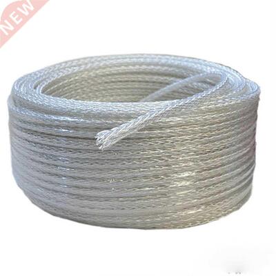 1meter Braid 8AG High Purity Silver Plated OCC Speaker Cab
