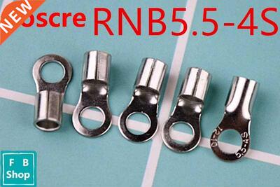 Free shipping RNB5.5-4S Non-Insulated Ring Tongue Brass Pure