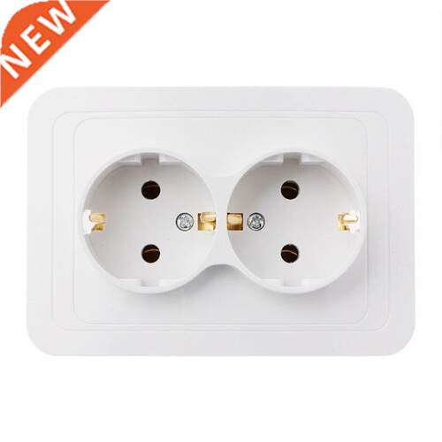 220V 16A EU Plug Double Ground Socket Household Industrial P