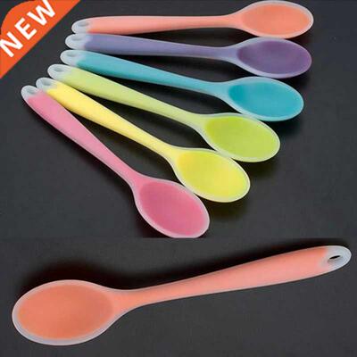 Colorful Silicone Spoon Heat Resistant Non-stick Rice Spoons