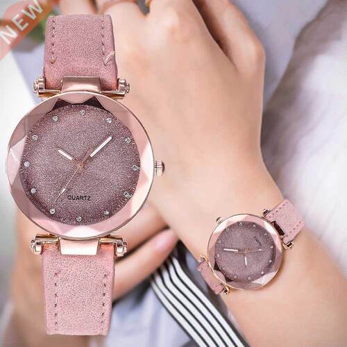 New Luxury Rhinestone Bracelet Watch Women Starry Sky Watche