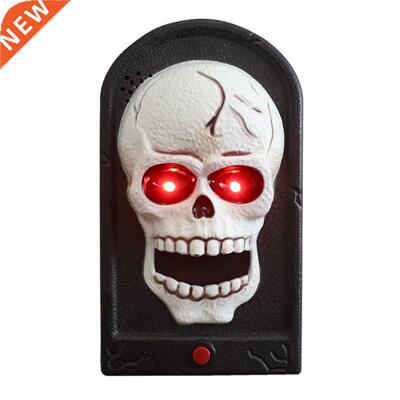 Hot Newest Doorbell Props Scary Sound Witch Light Halloween