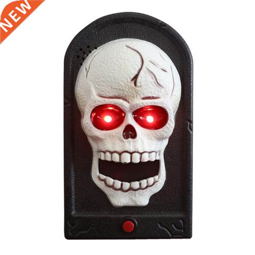 Hot Newest Doorbell Props Scary Sound Witch Light Halloween