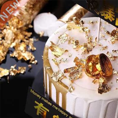 2g/ottle Unedile Gold Sliver Foil Le Flakes Art
