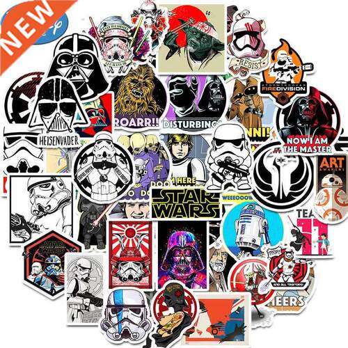 10/30/50PCS Dsney Star Wars Stckers Cool Waterproof Anme