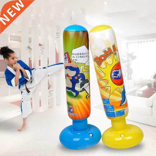 Unisex Children Tumbler Punching Bag Fitness Inflatable Kids