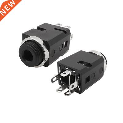10Pcs 3.5mm Vertical Socket 5Pin Stereo Female Socket Jack 3