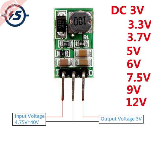 DC to DC Step Down Module 1A 6.5-40V to 3V 3.3V 3.7V 5V 6V