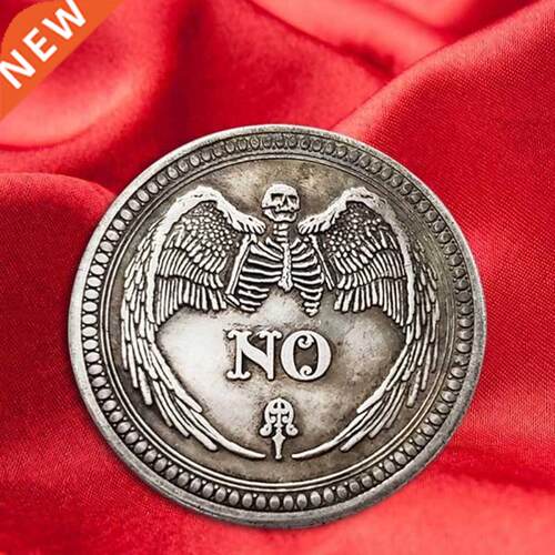 Yes or No Skull Commemorative Coin Souvenir Challenge Collec