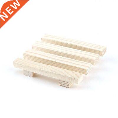 Natural Wood Wooden Soap Dish Storage Tray Holder Bath