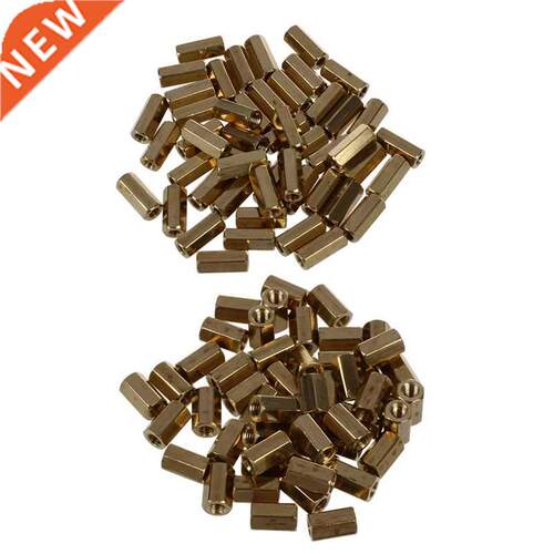 50Pcs Hexagonal 11Mm Length M3 Female Thread PCB Standoff Sp