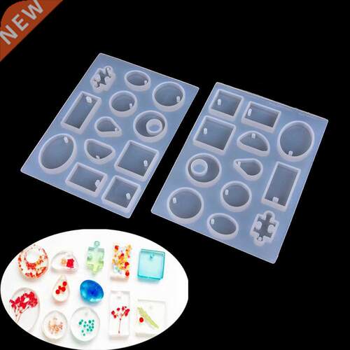 1PC 12 Design Silicone Casting Mold  Charm Earring