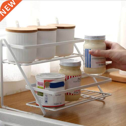 1pcs Kitchen Storage Shelf Bracket Storage Rack Spice Jar