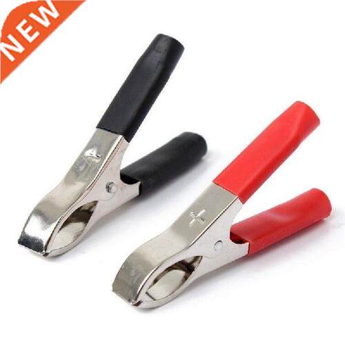 0A Insulated Crocodile Clips 75mm Low Voltage Wire Lead