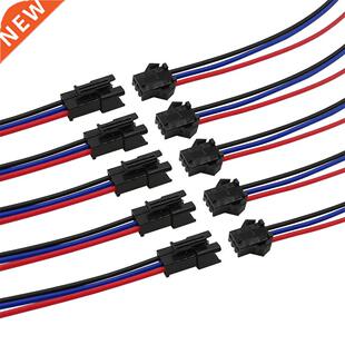 10Pairs JST SM 3 Pin Male to Female Wire Cable Connector JST